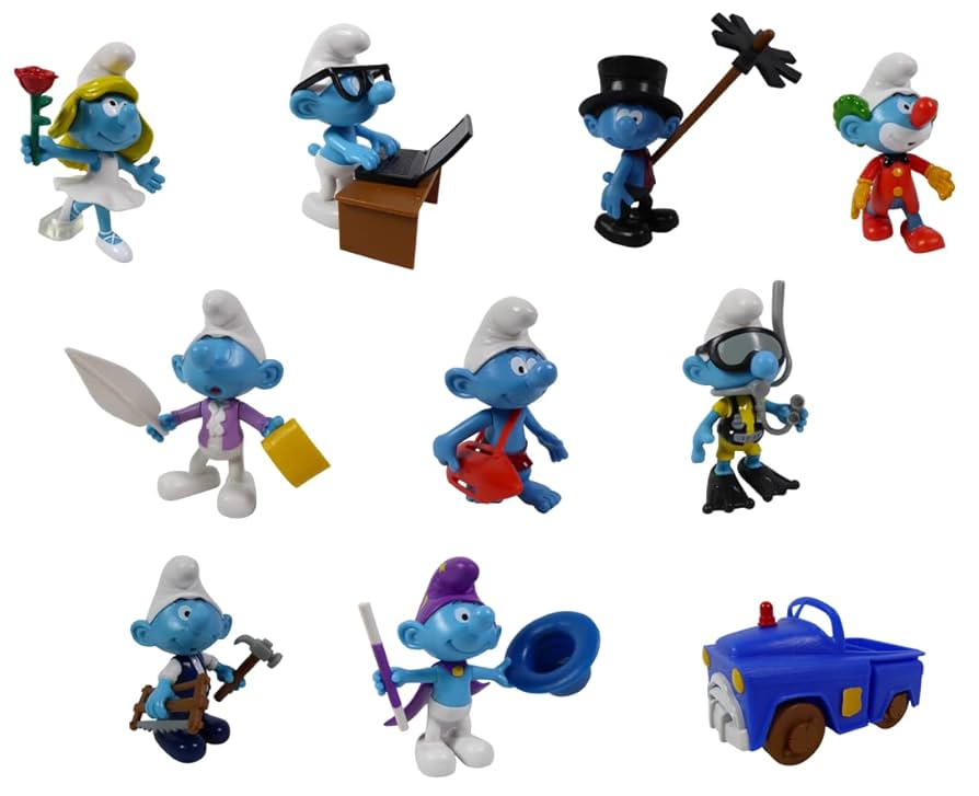 レア　Smurf spore celect 輸入株　スマーフ SMURF スマーフ 20839 〜 20844 2023年版、全6種セット : A-MOJU